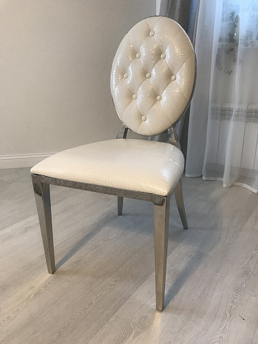 Кресло Y110B бежевый бархат фото покупателя 1